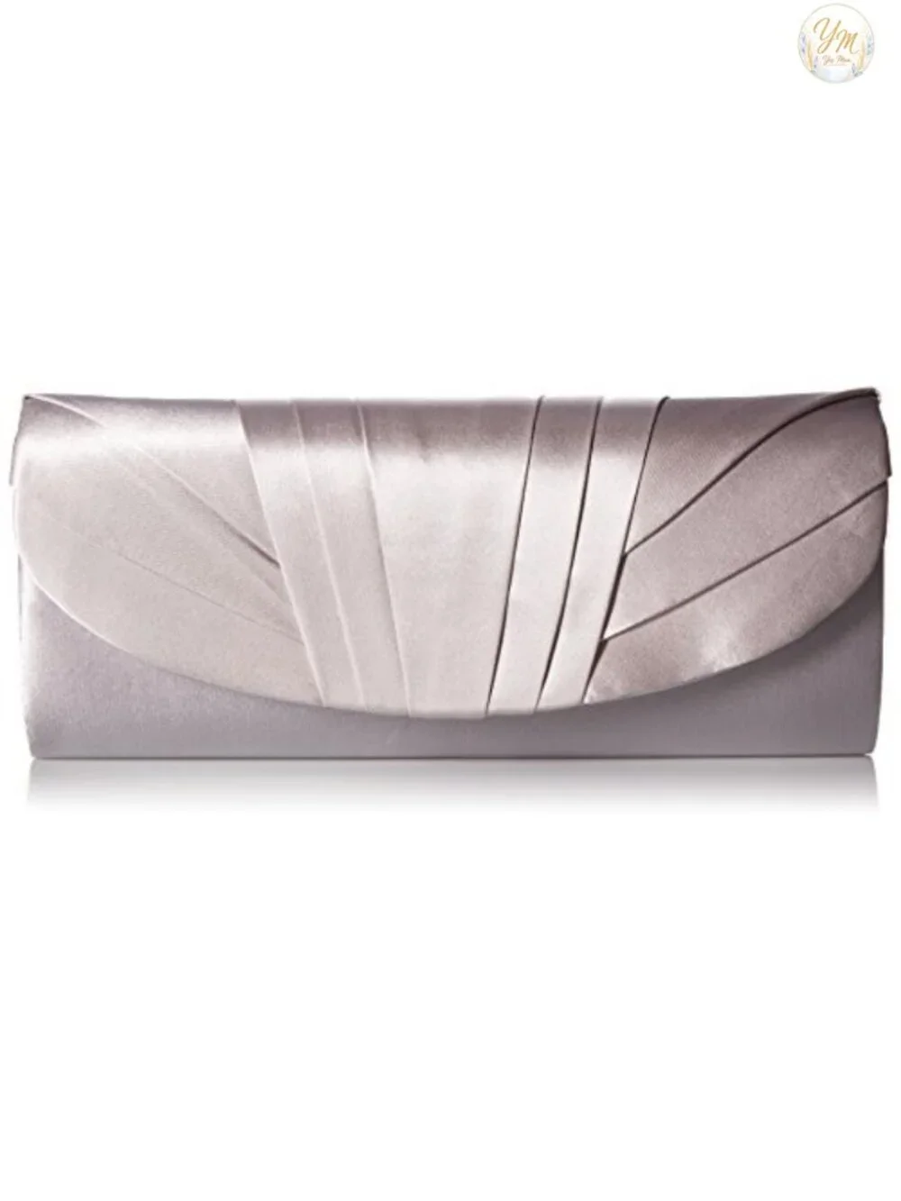 Satin Tuxedo Flap Evening Clutch Shoulder Bag Formal Bridal Purse